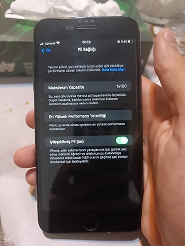 ayfon 7 plas: IPhone 7 Plus, 128 GB, Jet Black, Barmaq izi — 3