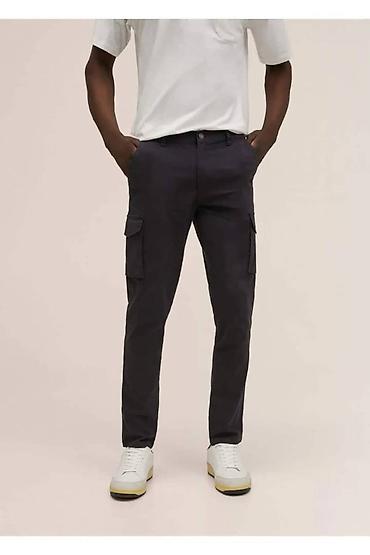 pant: ⚫️MANGO TEEN – Yeni Pamuklu Kargo Şalvar ✅Tamamilə yeni, etiketi — 4