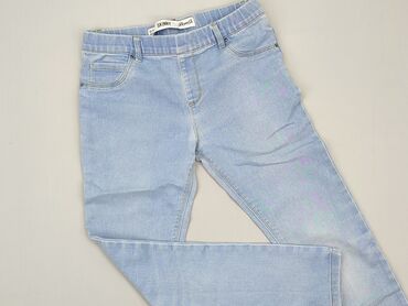 spodnie legginsy jeans: Legginsy dziecięce, DenimCo, 11 lat, 146, stan - Dobry