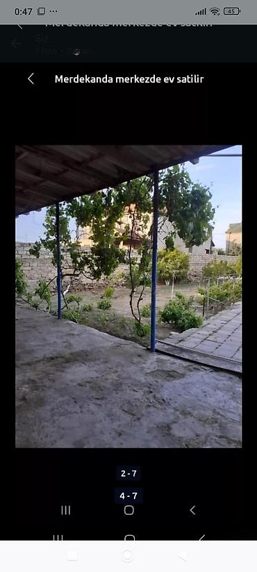 bakida kreditle evler: Mərdəkanın mərkəzində həyət evi - Ünvanda geniş həyətyanı sahə: daş — 5
