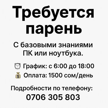 без опыт: Для подробной информации звоните сразу