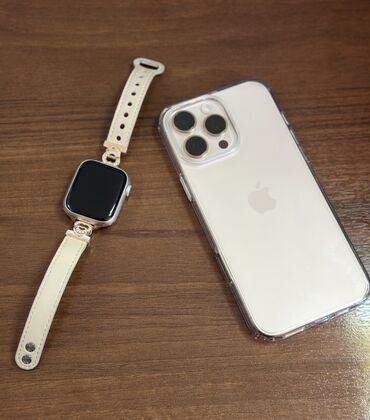 умные часы с сим картой: Apple Watch Series 8 (41 мм, цвет Starlight) Состояние отличное!