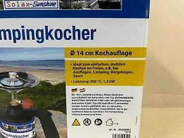 Oprema za kampovanje: Prenosni gasni kamping rešo Solax Sunshine – Campingkocher - Plinski — 11