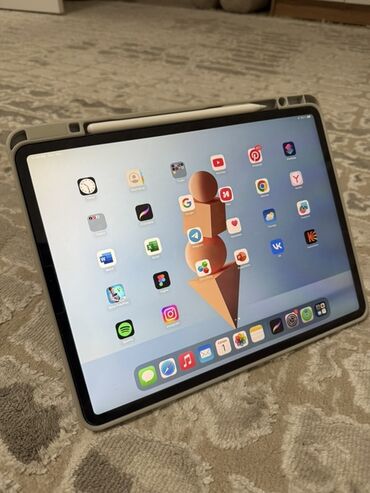 купить готовые компьютеры: Планшет, Apple, эс тутум 256 ГБ, 12" - 13", Wi-Fi, Колдонулган, Классикалык түсү - Боз