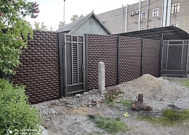 Бетонные еврозаборы: Декоративные железобетонные евро-ограждения (секции + столбы) - — 12