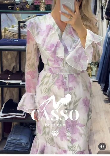 тунику можно носить как платье: Платье макси с цветочным принтом - Легкая полупрозрачная ткань с