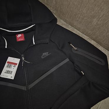 nike tech flece: Мужская толстовка, L, Nike, Новый, цвет - Черный, Самовывоз — 2