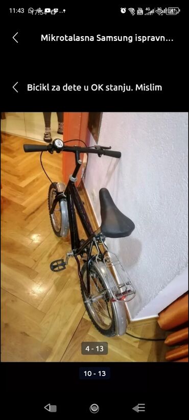 Bicikli za odrasle: Bicikl za dete mozda do 9 g.
ispravno 
Mirjevo — 4