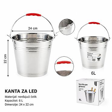 KMT Kanta 5403415 Višenamenska kanta od nerđajućeg čelika pogodna za