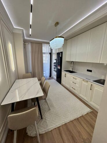 чекиш ата квартира берилет: 2 комнаты, 78 м², Элитка, 11 этаж, Дизайнерский ремонт
