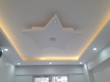 Malyar işləri: Hər növ Alcipan işləri görülür. Düz sadə tavan. Ara kəsmə divar — 19