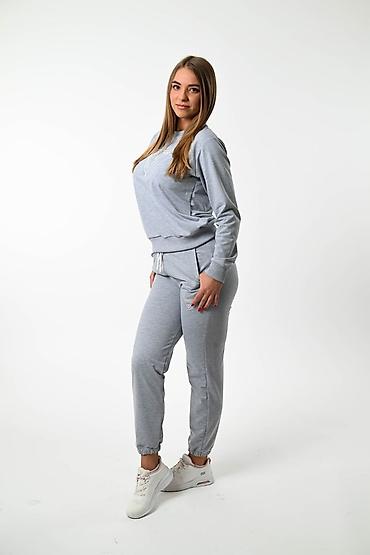 Gornji i donji deo: Duks i donji deo trenerke – komplet, tamno braon - Brend: Guess — 12