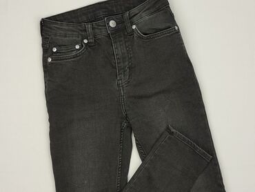 czarne spodnie jeansy: Jeansy damskie, 2XS