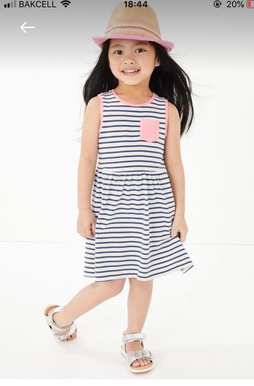 Платья: Детское платье Marks & Spencer, цвет - Белый