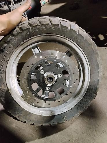 r17 honda: Колеса в сборе <130 / 70 / R <13, Лето, Б/у, Комплект, Литые — 6