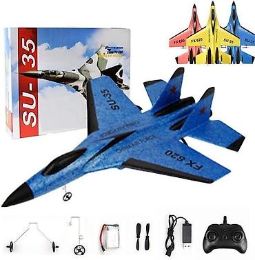 Oyuncaqlar: Pultlu Təyyarə SU-35 fx620 (Göy) 056T21Pultlu Təyyarə SU-35 fx620 — 1
