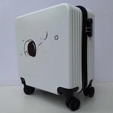 Rančevi, torbe i koferi: Dečji kofer na točkiće – motiv astronauta - Kompaktni kabinski kofer — 15