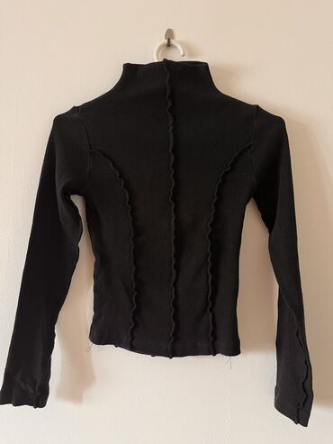 ženske majice tommy hilfiger: S (EU 36), M (EU 38), Cotton, Single-colored, color - Black