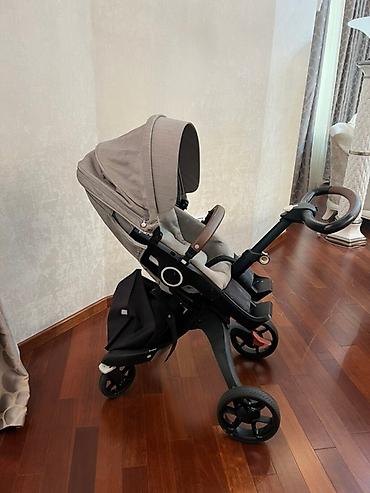 stokke коляска: Классическая прогулочная коляска, Б/у, Пол: Мальчик, Возраст: 1-6 месяцев, Самовывоз — 6