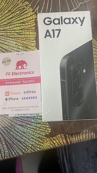 galaxy a: Samsung Galaxy A17, 128 GB, rəng - Qara, İki sim kartlı — 1
