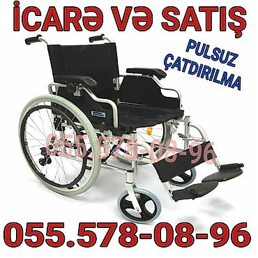 Инвалидные коляски: İcarə və satış üçün əlil arabası - Güclü və yüngül metal karkas - — 1