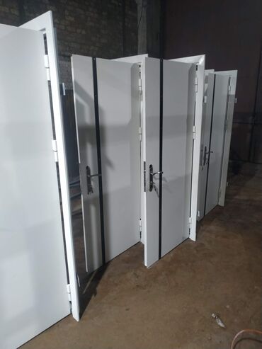 Двери для домов и квартир: Двери для домов и квартир, Металл, Двустворчатая, цвет - Серый — 19