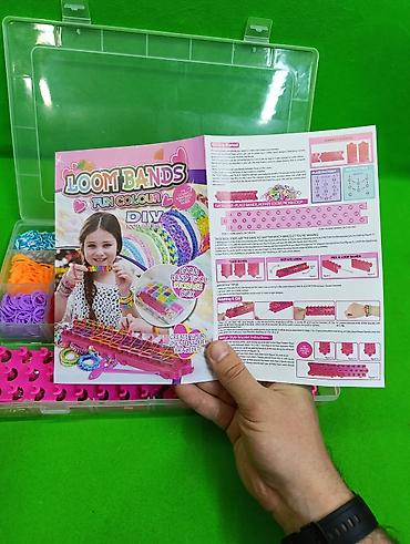 Башка товарлар: 🌈 Большой набор Loom Bands для создания ярких браслетов своими руками — 7