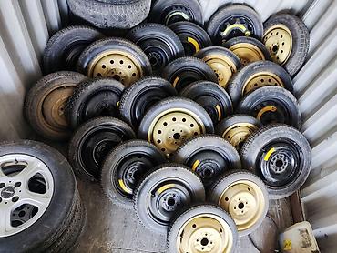 Колеса в сборе: Колеса в сборе 165 / >80 / R 18, Лето, Б/у, Запаска, Легковые, Железные, отверстий - 5 — 13