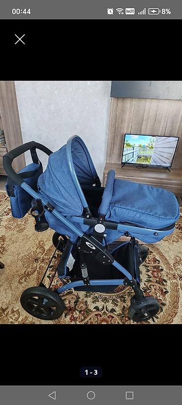 doona ikinci el: Uşaq arabası –YENİ KİMİDİR.HEÇ BİR PROBLEMİ YOXDU.çoxfunksiyalı, mavi — 1