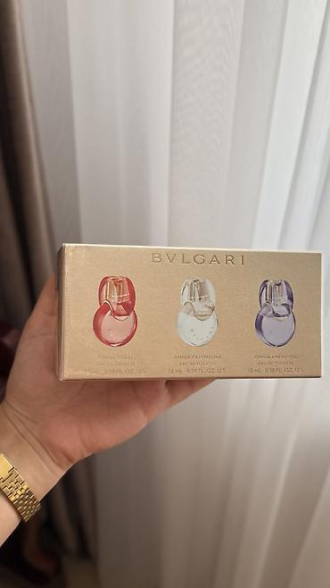 Парфюмерия: TƏCİLİ SATILIR — Bvlgari ətir seti YENİ, ORİJİNAL Biznes məqsədilə — 2