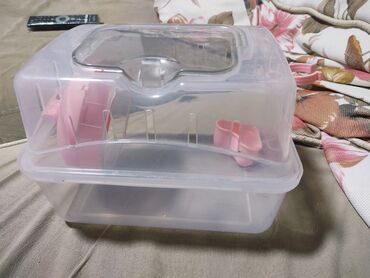 Oyuncaqlar: Kiçik gəmiricilər üçün qaçış topu və daşıma konteyneri seti. - — 6