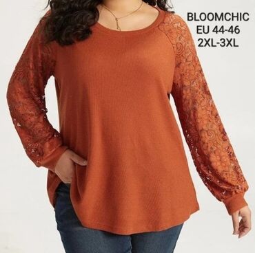 stradivarius zimska jakna: 2XL (EU 44), Jednobojni, bоја - Narandžasta