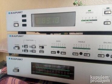 Pojačala i prijemnici: Blaupunkt snagaš, preamp i tjuner s početka '80ih, masivne, kvalitetne — 12