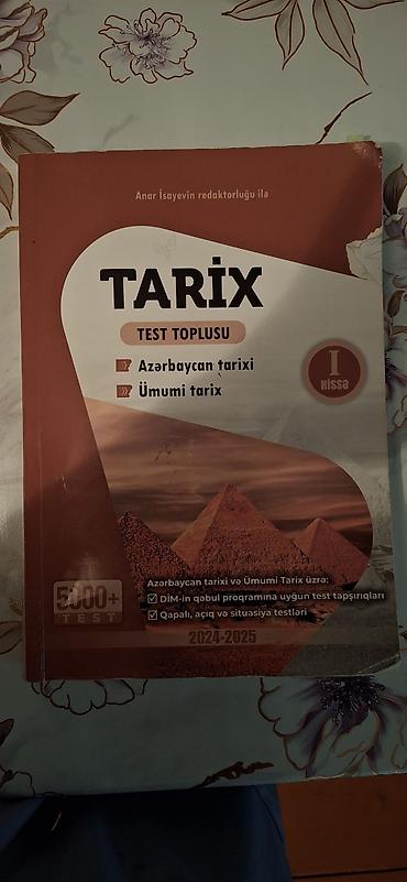 Testlər: Məhsul: Tarix üzrə test toplusları (DİM və əlavə nəşrlər) Paketə — 3