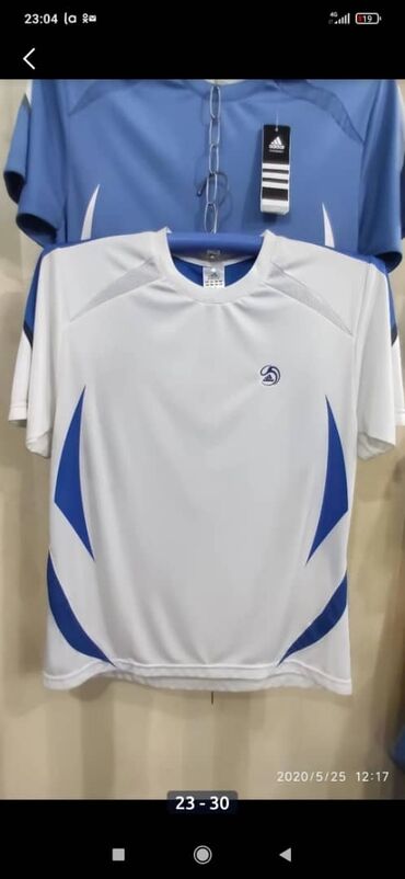 Футболки: Мужская футболка, S, M, L, Adidas, Новый, цвет - Белый, Платная доставка — 11