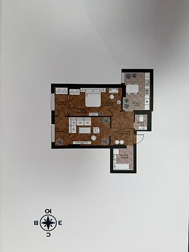 6: 2 комнаты, 65 м², Политех Элитка, 6 этаж, ПСО (под самоотделку) — 2
