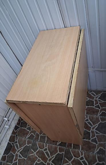 Ev və bağ: MDF/LDSP materialından qatlanan masa - Model: yanlardan açılan — 2