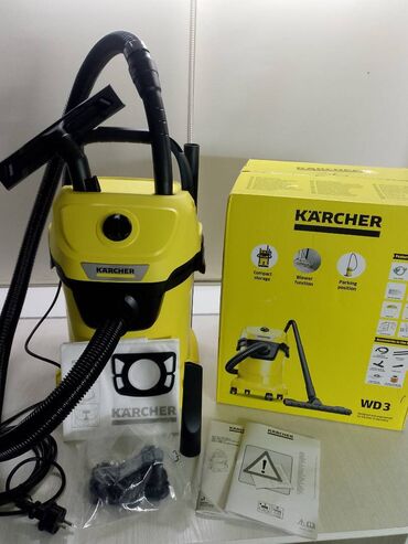 Другие товары для дома: Пылесос karcher KARCHER wd3 original European 19l 1000w Стандарт новый
