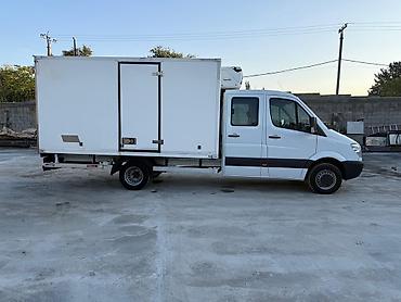 Аренда транспорта: Рефрижераторный фургон Mercedes‑Benz Sprinter (двухрядная кабина, 6–7 — 2
