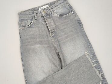 podarte jeansy: Zara, Jeansy damskie, rozmiar XS