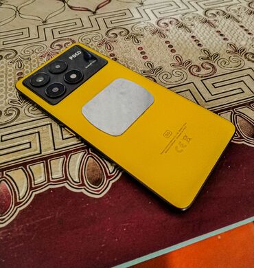 poco 60 fps veren telefonlar: Poco X6 Pro 5G, 512 GB, rəng - Sarı, Zəmanət, Barmaq izi, Face ID