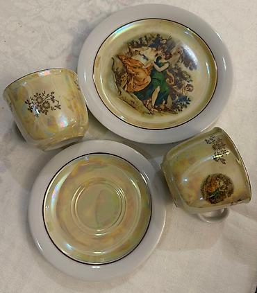 kahla: Çay dəsti, Farfor, 6 nəfərlik, Almaniya — 2