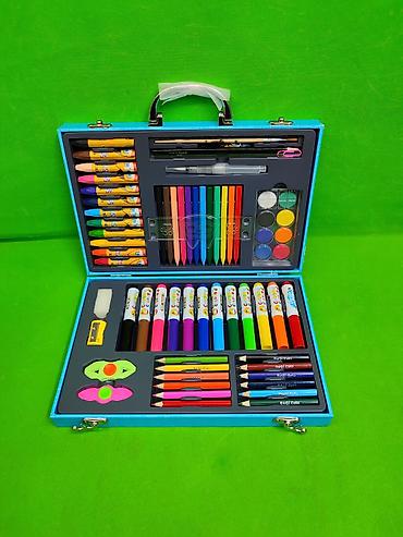 Игрушки: Рисование детский набор для творчества🖼️ Комплектация товара: 12 — 2