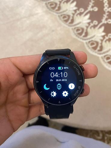 saat satisi: Yeni, Smart saat, Sensor ekran, rəng - Qara — 9
