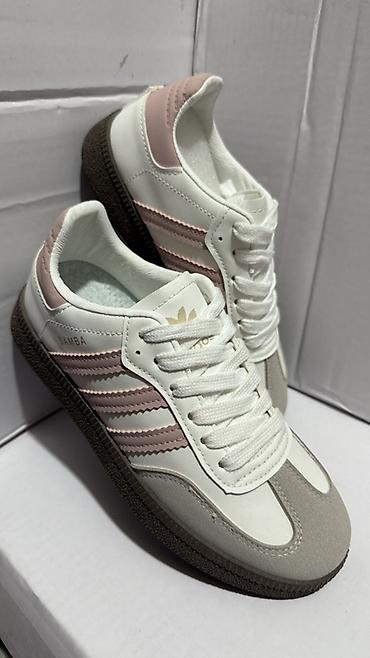 samba: Кроссовки, 39, 36, 37, Adidas, Новый, цвет - Белый, Самовывоз, Платная доставка — 2