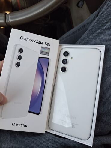 samsung teze: Samsung Galaxy A54 5G, 128 GB, rəng - Ağ