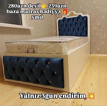 Tək nəfərlik çarpayı dəsti - Ölçü: 80x190 sm (üzərində qeyd olunan