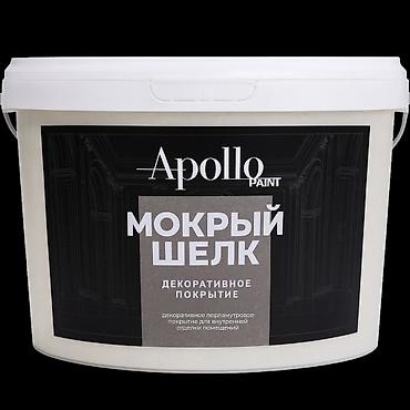 Декоративное покрытие Apollo Paint «Мокрый шёлк» - Тип: перламутровое