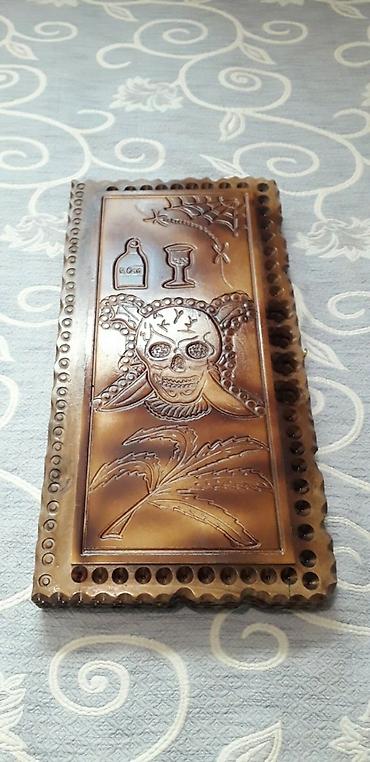 Nərdlər: Taxta oyma nərd dəsti - Material: tam ağacdan (qatı, cilalanmış), əl — 3