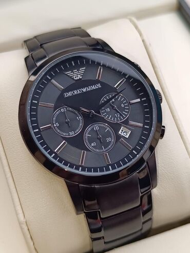 Qol saatları: Yeni, Qol saatı, Emporio Armani, rəng - Qara — 4